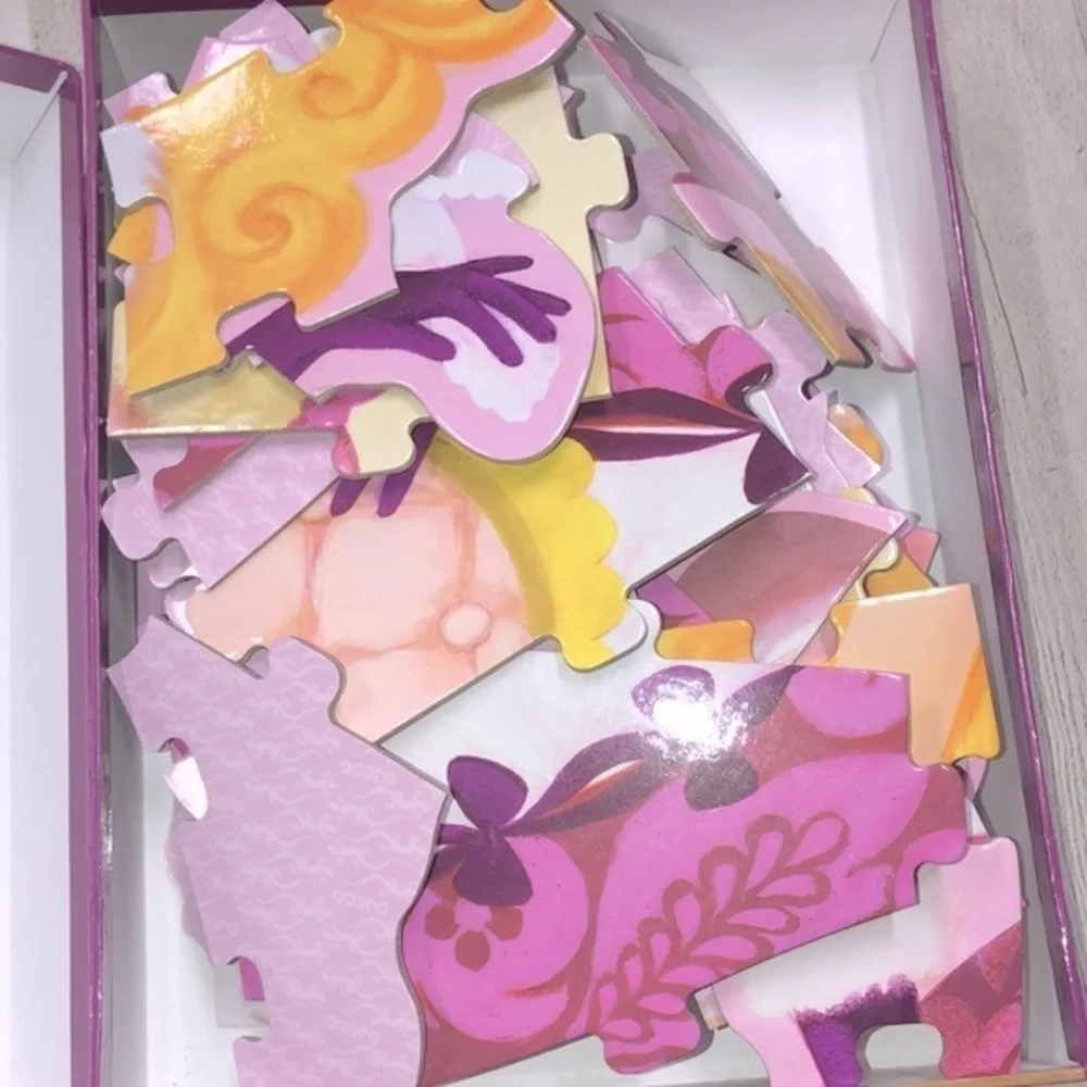 DJECO giant princess and puppy puzzle for girls